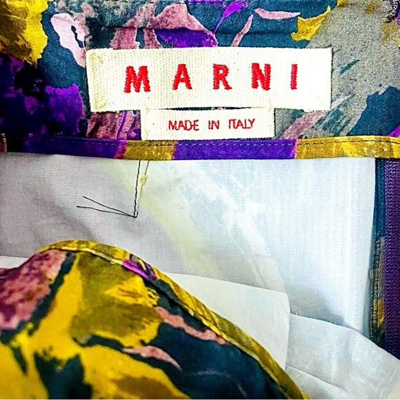 Marni Purple Abstract Skirt 42 (U.S. S, 6 or 8) - Picture 3 of 4